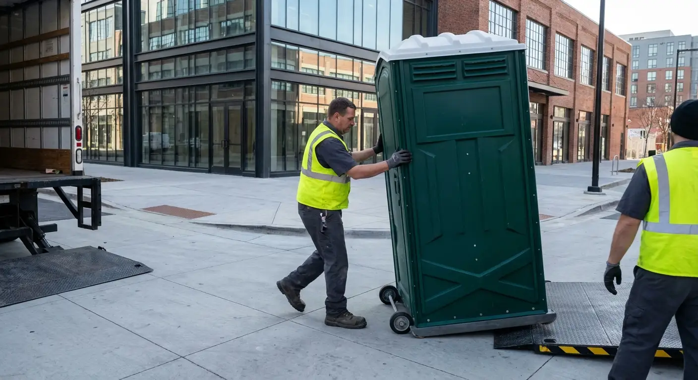 Portable restroom services in Staten Island Arts District