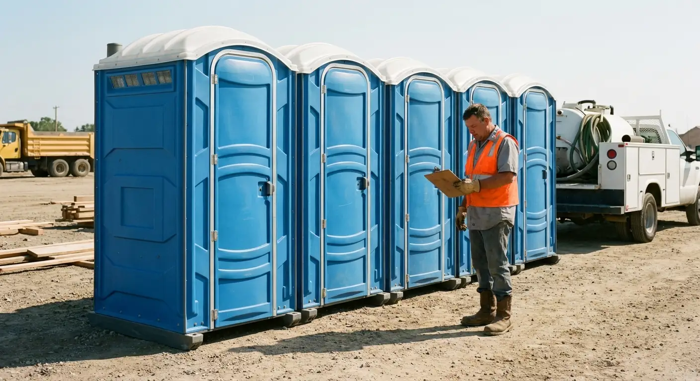 Portable toilet site planning and placement logistics in Staten Island, NY