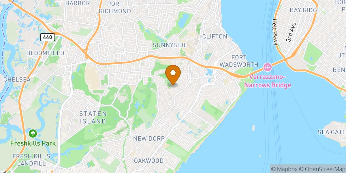  neighborhood map in Staten Island, NY