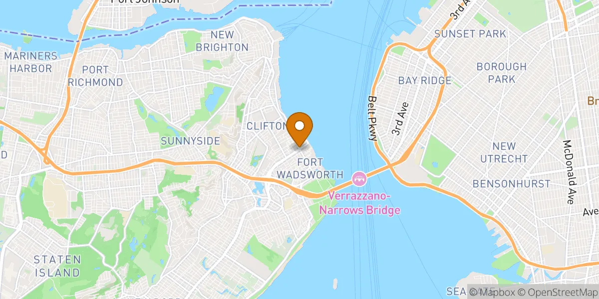  neighborhood map in Staten Island, NY