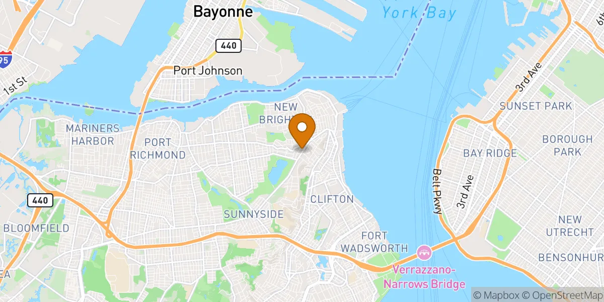 Staten Island neighborhood map in Staten Island, NY