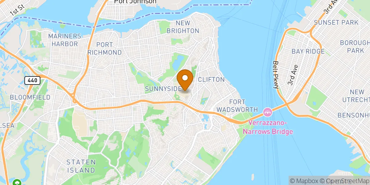  neighborhood map in Staten Island, NY