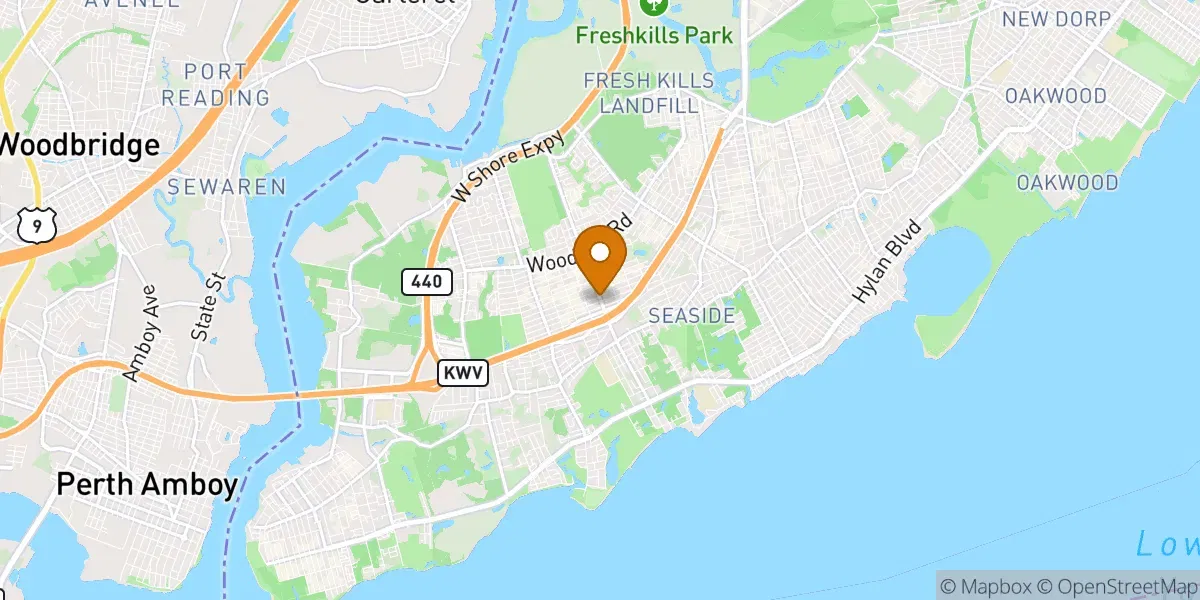  neighborhood map in Staten Island, NY