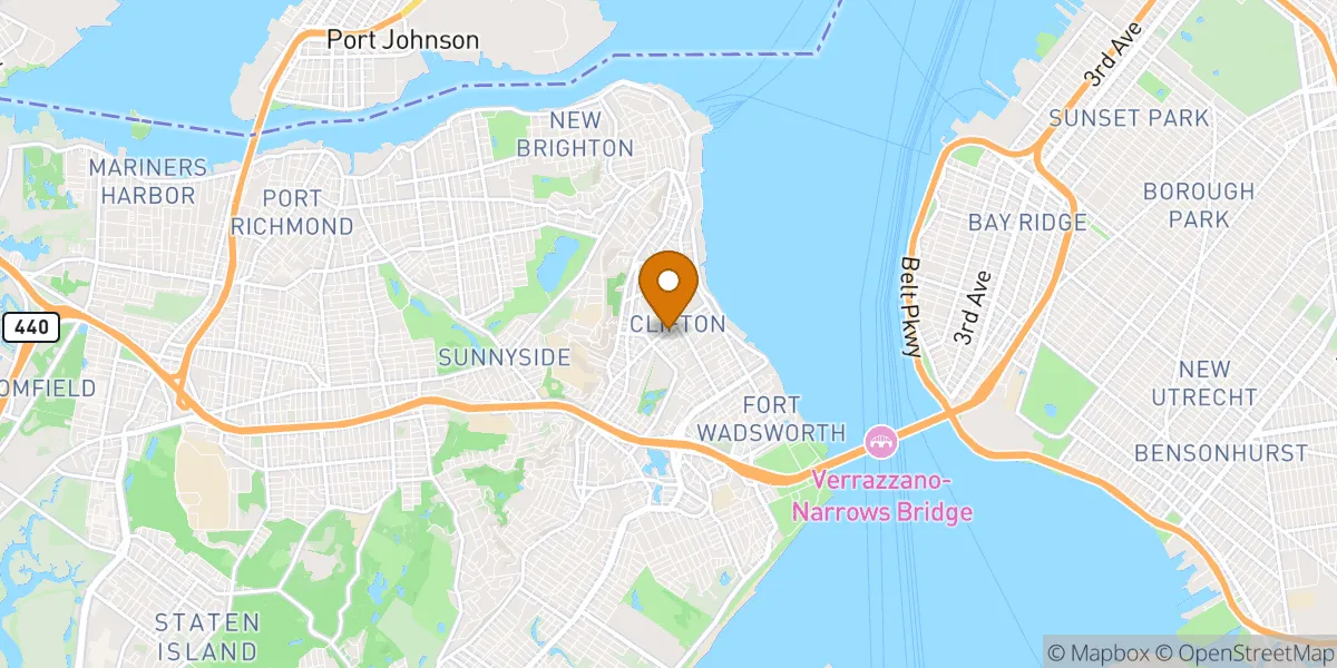  neighborhood map in Staten Island, NY