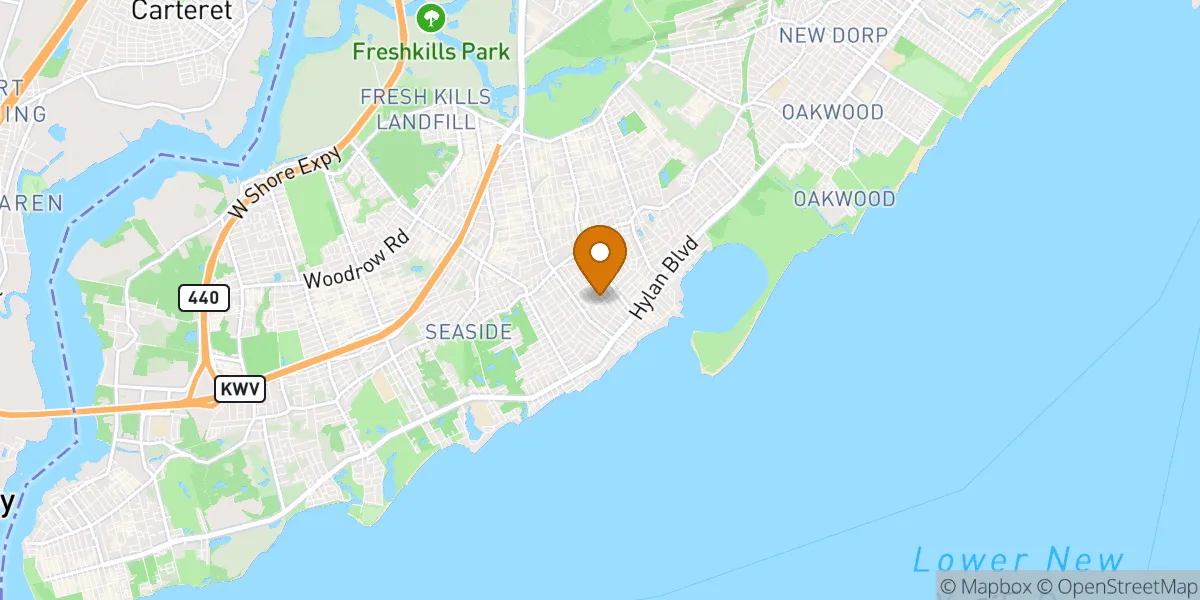  neighborhood map in Staten Island, NY