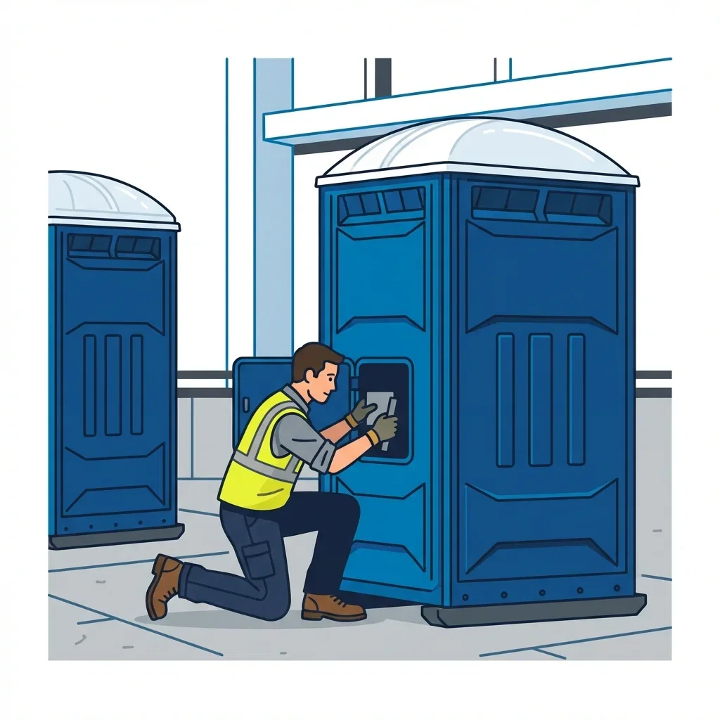 High-rise construction site sanitation logistics in Staten Island, NY